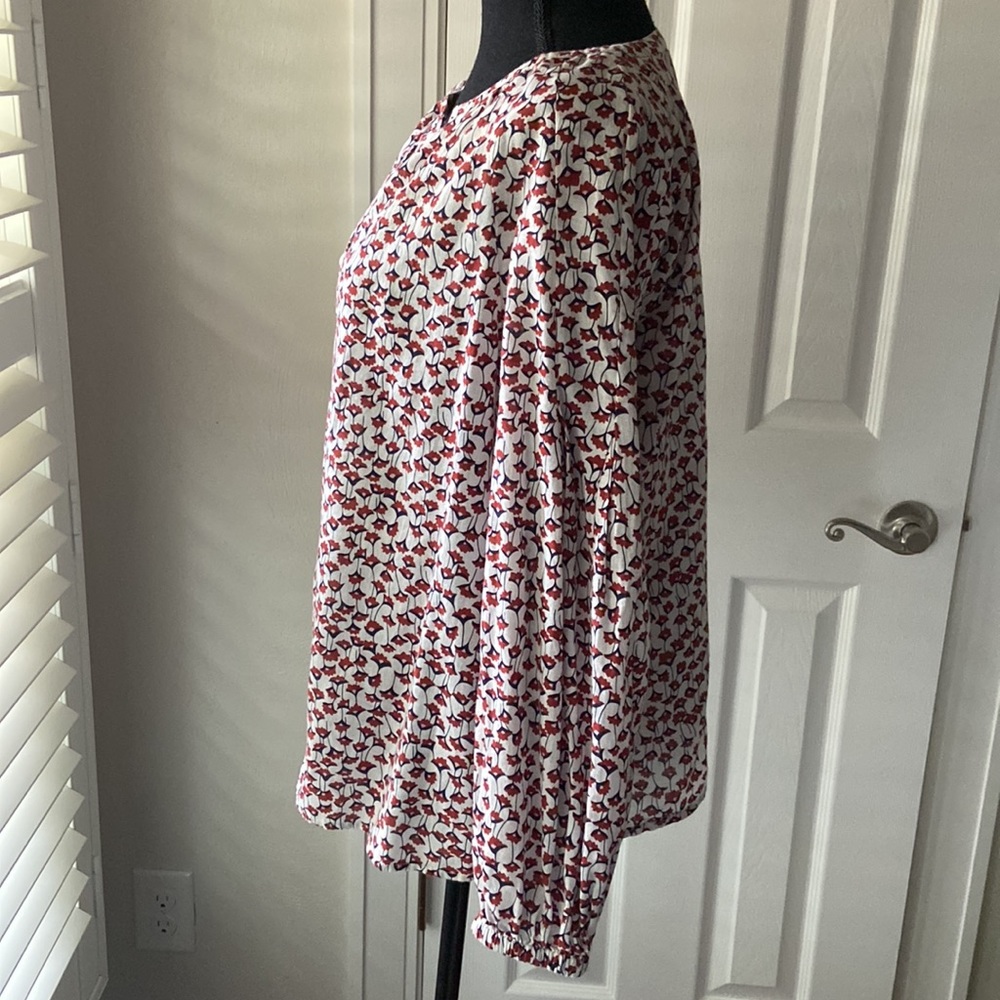 Boden Esme Conker Crocus Floral Blouse Size 8 - Picture 8 of 12